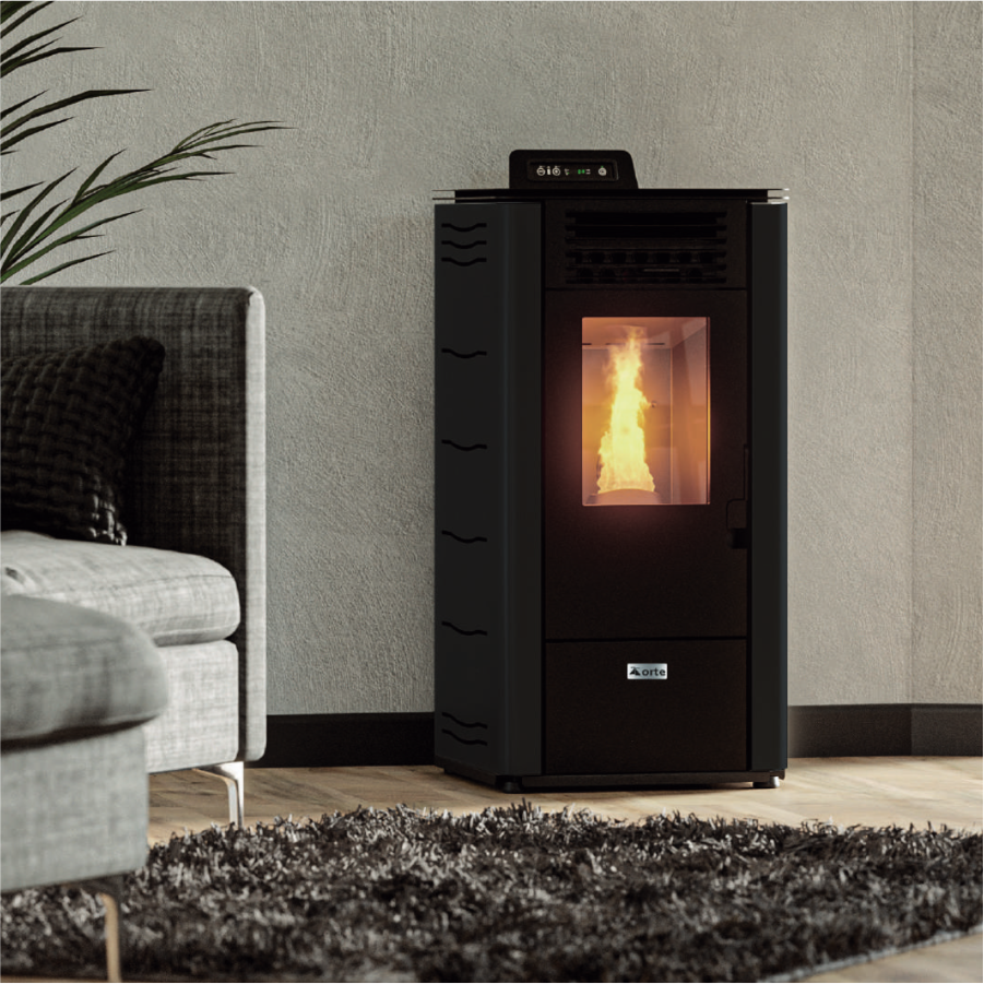 Kominek na pellet EASYORTE 6,3 kW